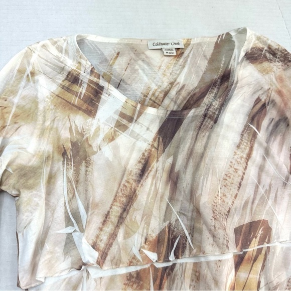 Coldwater Creek Long Sleeve Layered Top, M (10/12) - Picture 2 of 9